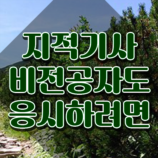  지적기사후기 지적기사 응시조건 온라인으로 편하게 준비한 후기