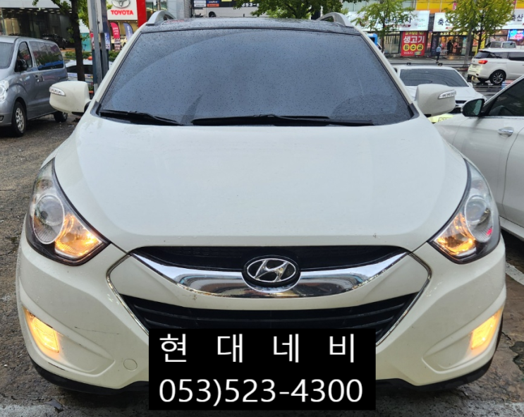  대구 현대 투싼IX AVN 순정네비게이션 화면백화 화면출력불량 수리