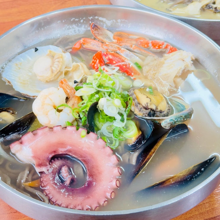  제주도성산맛집 성산일출봉손칼국수 문어해물칼국수 솔직 후기 주차 정보
