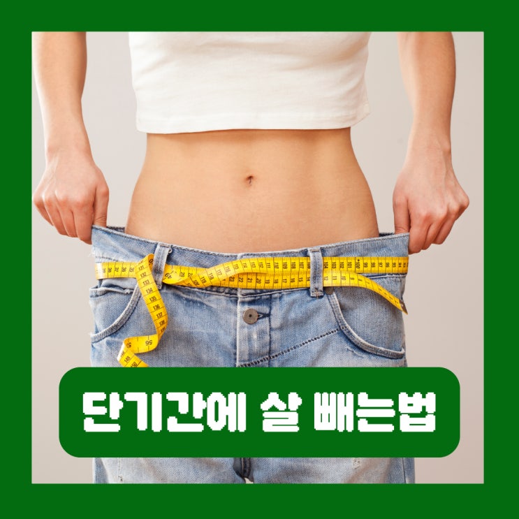  단기간에 살 빼는법 한 달에 7kg 뺀 리얼후기