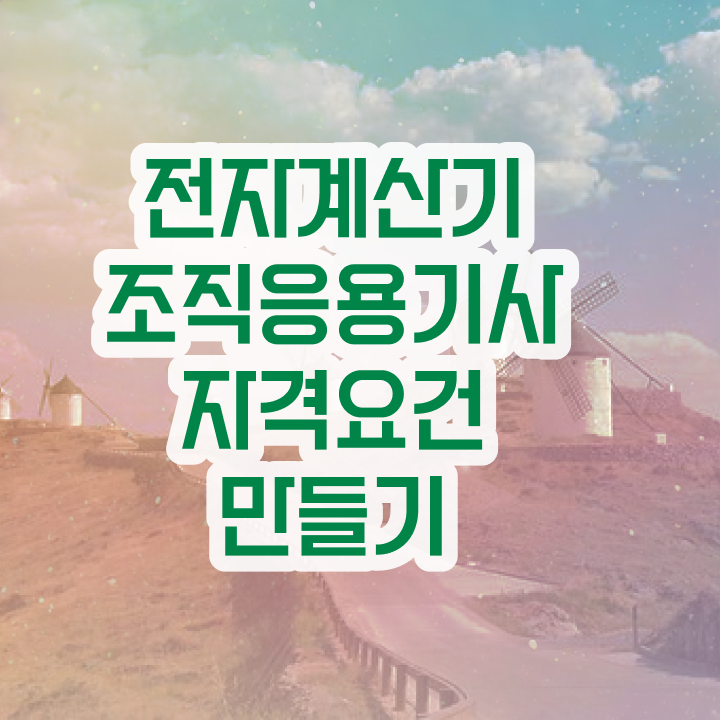  전자계산기조직응용기사 합격 전자계산기조직응용기사 응시자격 인강으로 간단하게 준비한 노하우