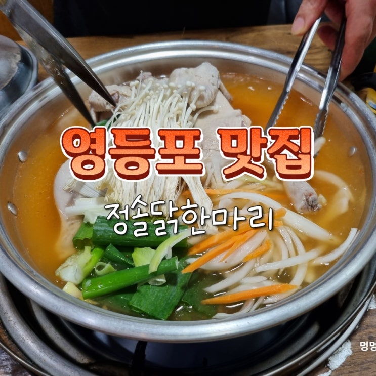  영등포역 내돈내산 맛집 정솔닭한마리