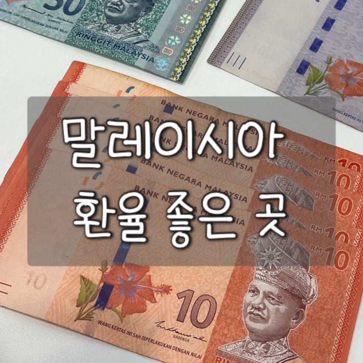  말레이시아 코타키나발루 링깃 환전 5만원권 트래블월렛 머니박스 현지 환전 비교