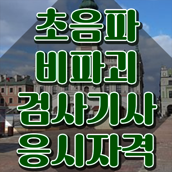 초음파비파괴검사기사 시험응시조건 독학으로 단기간에 끝낸 전략