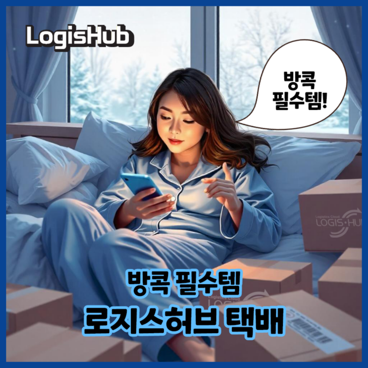  [택배]방콕필수템, 로지스허브 방문택배
