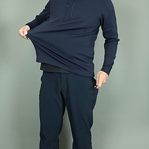지벤 겨울 작업복상의 쫀쫀한 스판 동계티셔츠