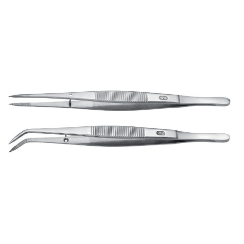  [메탈] 가이드핀부 뾰족한 트위저 Pointed Tweezers with Guiding Pin