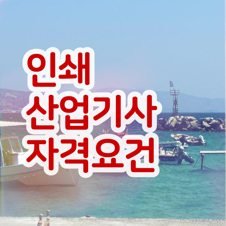 인쇄산업기사 2024 인쇄산업기사 자격요건 집에서 온라인으로 빠르게 완료한 후기