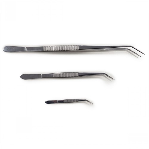  [메탈] 앵글 스테인레스 포셉 (트위저) Angled Stainless Forceps (Tweezers)