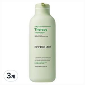 닥터포헤어 피토테라피 미산성 샴푸, 500ml, 3개