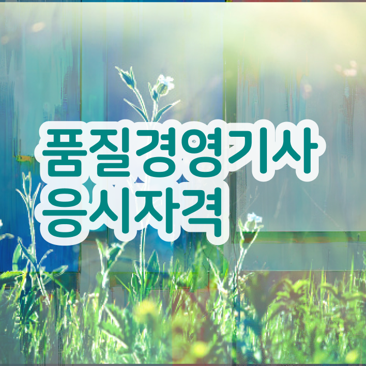  품질경영기사 관련학과 , 품질경영기사 취득자격 독학으로 빠르게 성공한 노하우