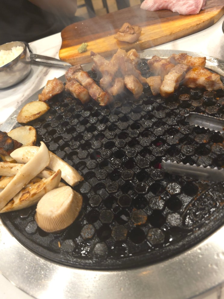  구미 산동 삼겹살, 목살 맛집 <모타리 숯불구이>