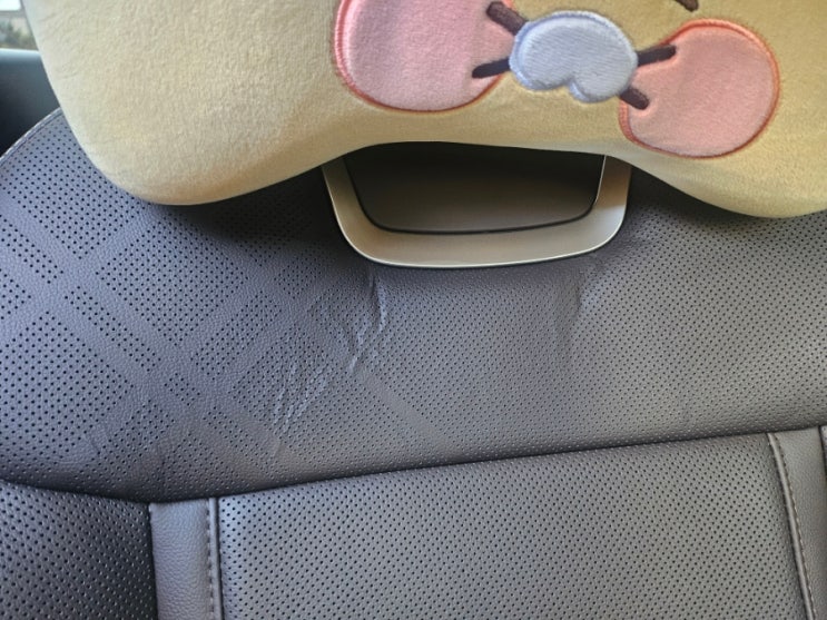  현대 투싼 불량 가죽시트 주름? // 하이테크 방문 후기
