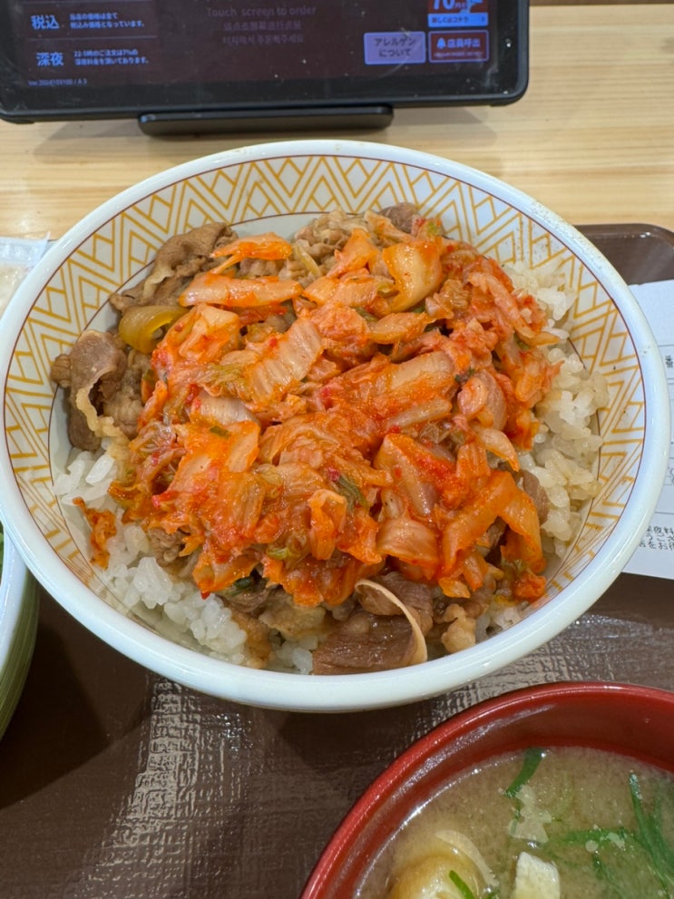 후쿠오카 하카타역 기온 기온역 가성비 현지인 규동 카레 24시간 혼밥 밥집 식당 맛집 스키야 sukiya