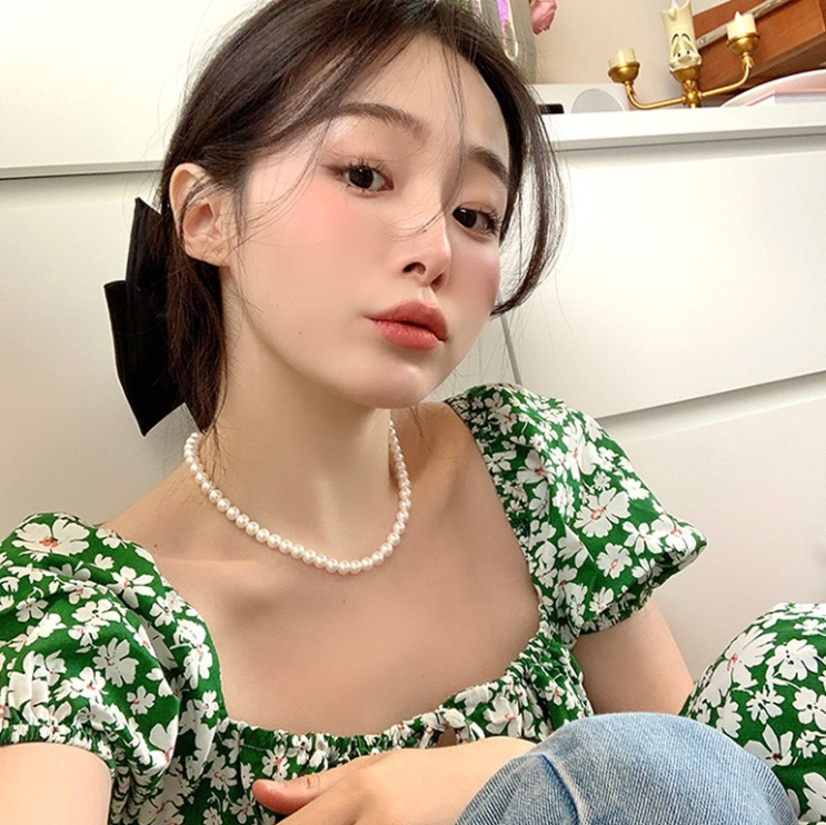  만원대로 만나는 고급 여자 데일리 쥬얼리 종류에서 인기인 담수 진주 비즈로 완성된 목걸이 추천