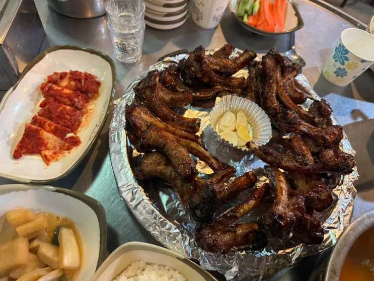  수원 일월수목원 맛집 추천 더맛 구이구이 쪽갈비