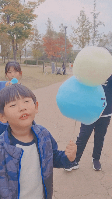  물의정원 간식거리는 솜사탕 and 연잎핫도그