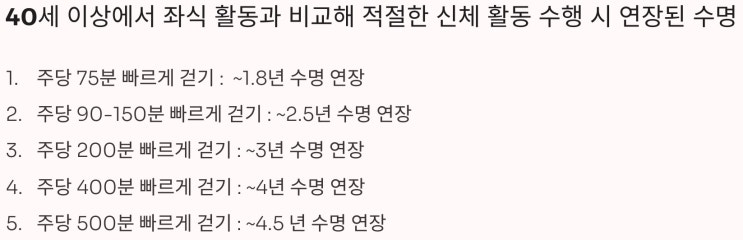  달리기가 수명에 미치는 영향!! - 달리기 시작!! 의사가 쓰는 건강 다이어리