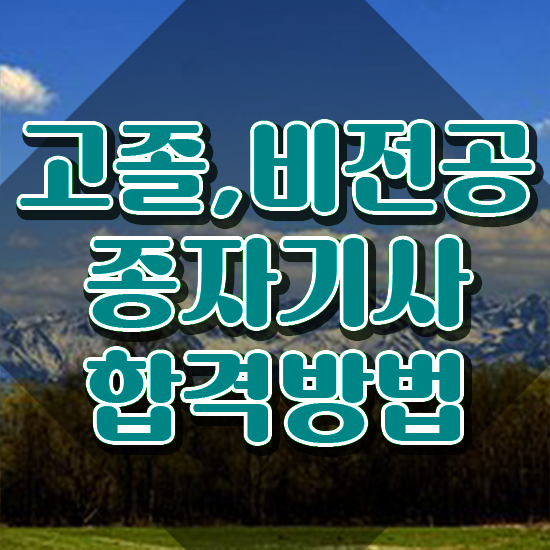  종자기사 실기 종자기사 응시자격 집에서 온라인으로 단기간에 성공한 방법