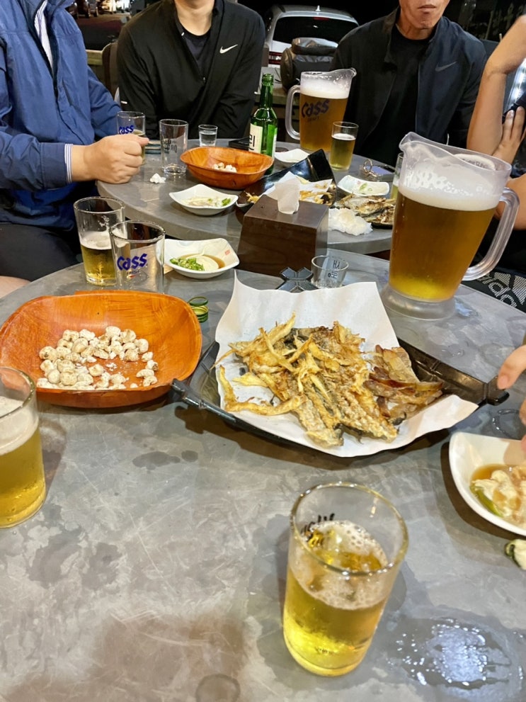 먹태 아귀포와 시원한 생맥주 두정동 우리동네맥주집 / 천안식후감