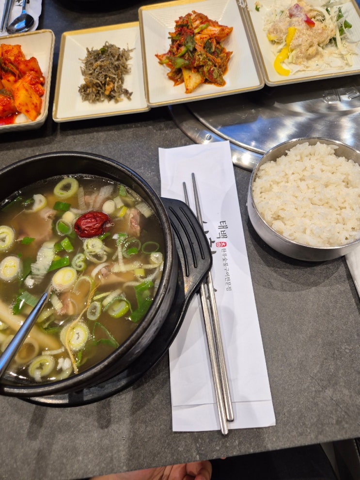  경기도 화성시 동탄 영천동 설화유수 갈비탕 점심 식사 추천