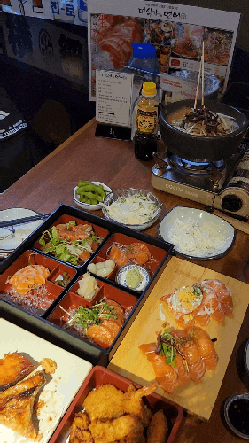  부산 연산동 맛집 미식가의연어 연산동점 미식가의 더 맛있게 세트 (소) 후기