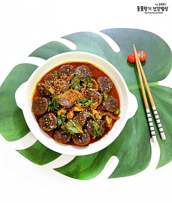 백종원 순대볶음 레시피 순대볶음 양념장 순대야채볶음