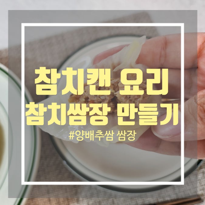 참치캔 간단요리 - 맛있는 쌈장 만들기 양배추쌈 쌈장 참치캔 간단요리 - 맛있는 쌈장 만들기 양배추쌈 쌈장