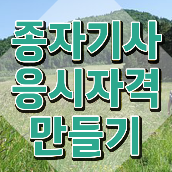 종자 산업기사 종자기사 자격요건 학점은행제로 편하게 완료한 방법