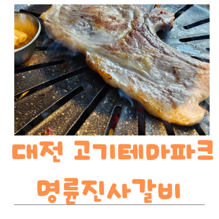  대전 유성맛집 숯 향 가득 육즙 팡팡 퍼지는 명륜진사갈비 관평점