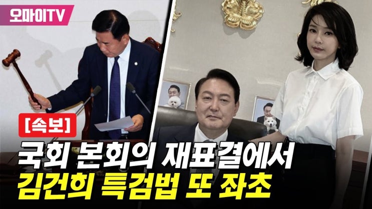법사위 특검법, 속보, 김건희 <b>특검법 통과</b> - 한국에 주는 의미