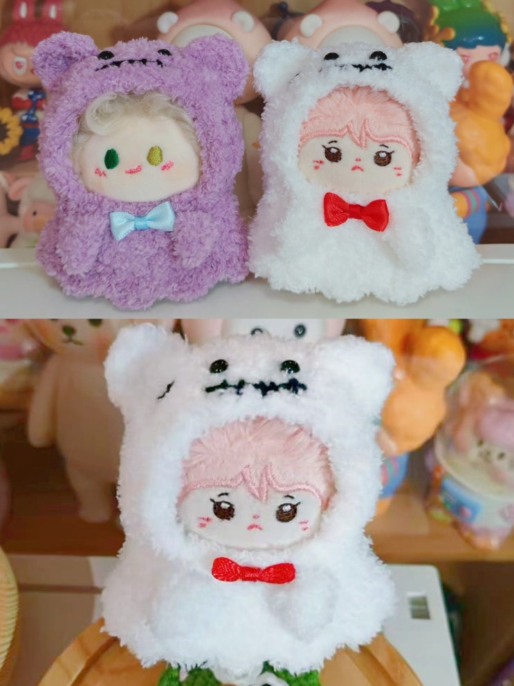  5cm 할로윈 꼬마 유령 손뜨개 인형옷 아이돌인형옷