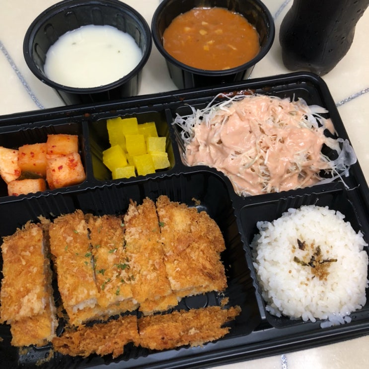  송도 돈까스 맛집 대단한돈까스 트리플점 포장