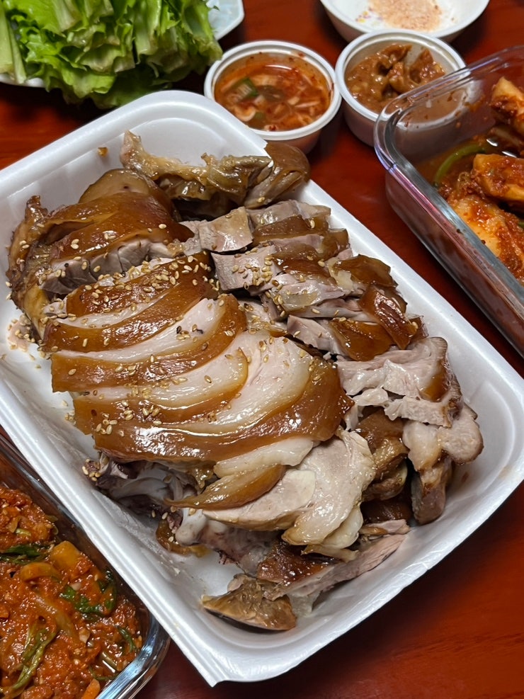  마포 공덕시장 족발 맛집 마포소문난원조족발 대자 포장 후기