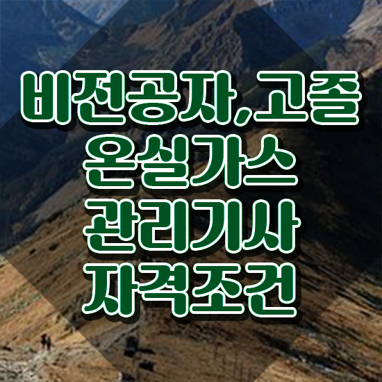  온실가스관리기사 후기 온실가스관리기사 시험응시조건 인강만 듣고 간단하게 성공한 팁