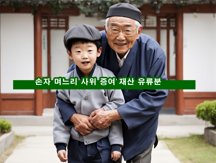  손자 며느리 사위 증여 재산 유류분 포함 기부도