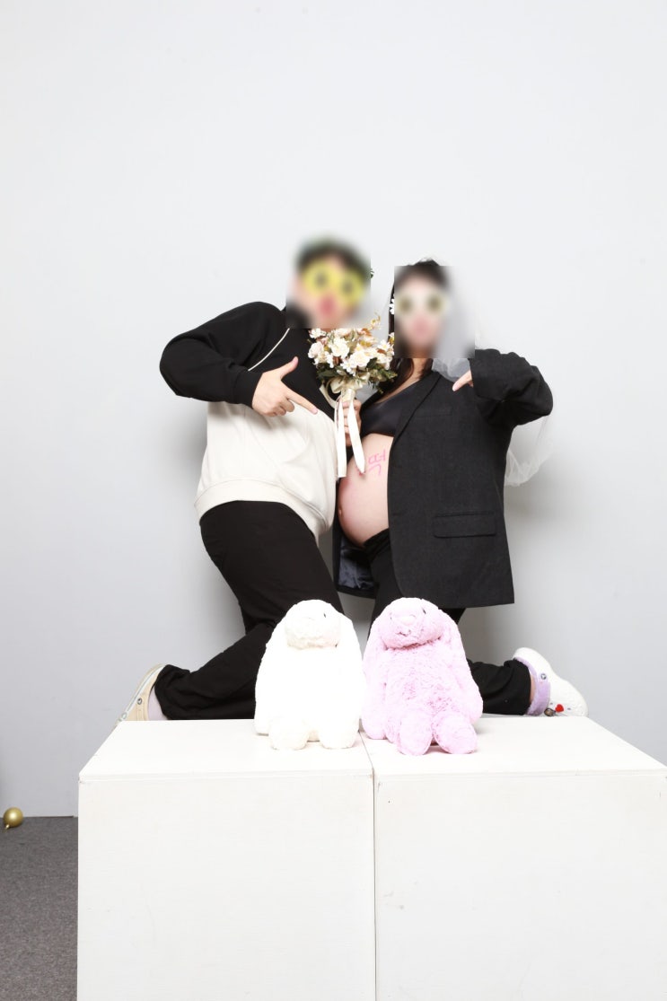  [노원셀프사진관] 스냅굿타임 흑백 스튜디오 만삭 셀프 촬영 후기