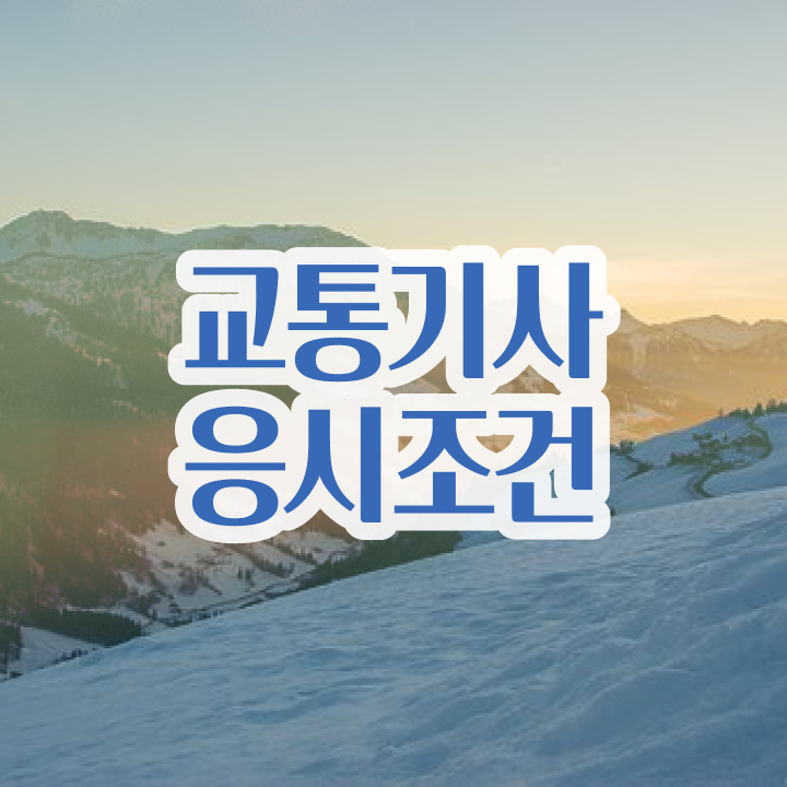  교통 산업기사 교통기사 응시자격 인강으로 간단하게 성공한 과정