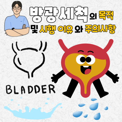 방광세척(Bladder irrigation) 목적과 시행 이유 및 방광세척 주의사항