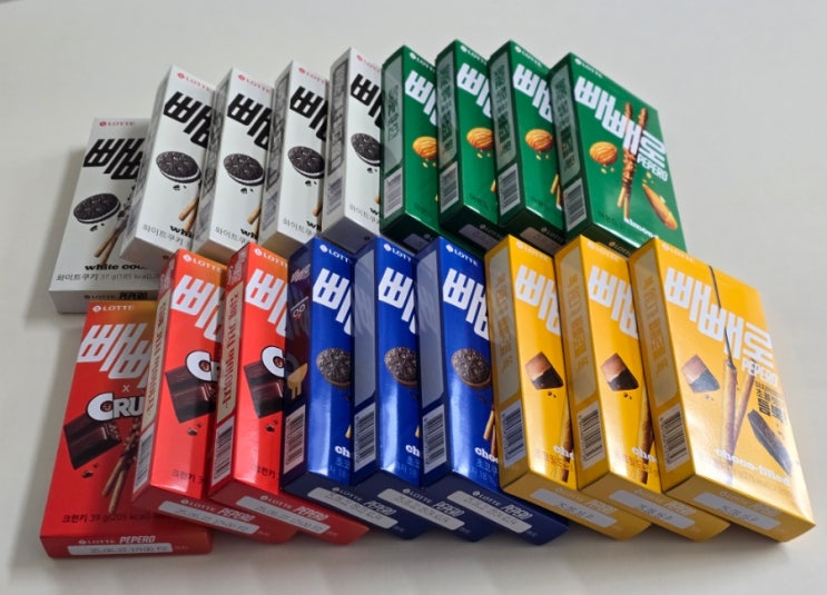  빼빼로할인 개당 575원 세븐일레븐에서