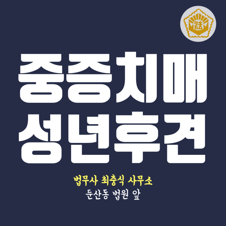 대전성년후견인신청 법무사를 통해 서면으로