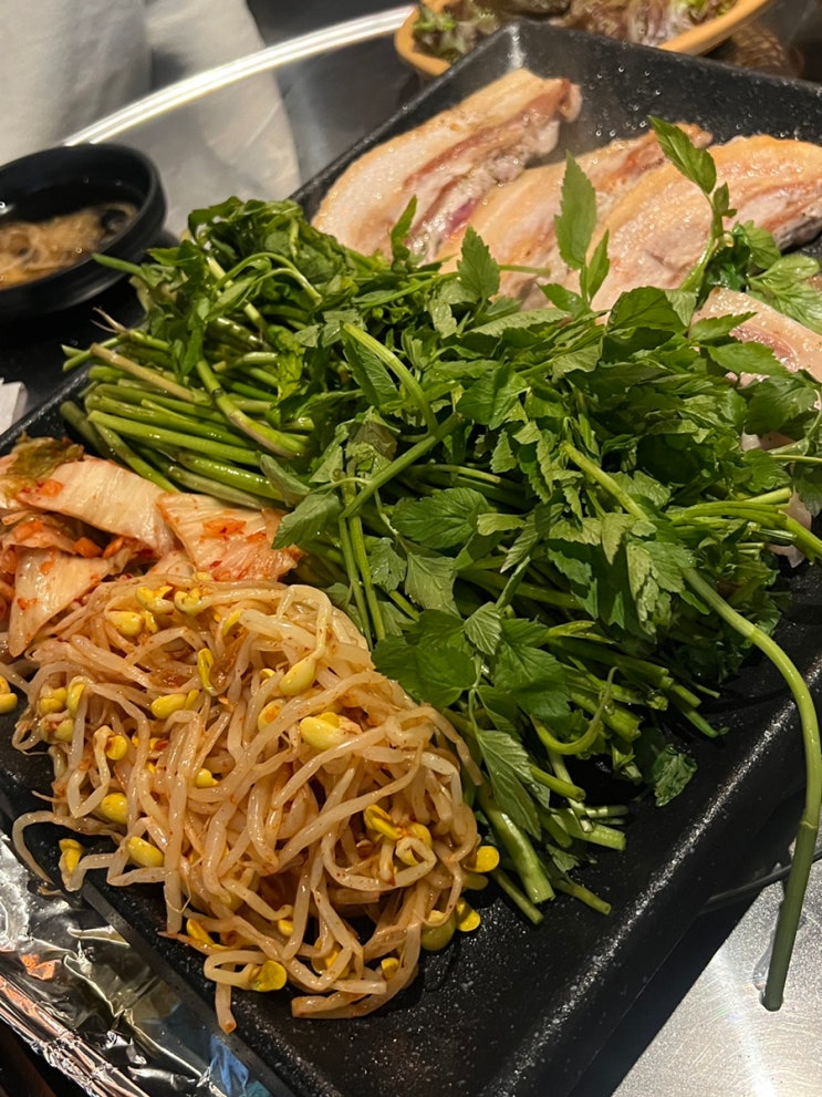  구로디지털단지역 미나리 삼겹살 맛집 역전대지