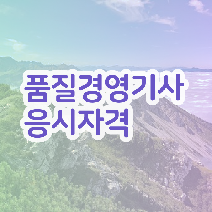  품질경영기사 한달 , 품질경영기사 자격요건 인강으로 단기간에 완료한 팁