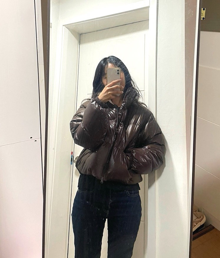 노스페이스 여자 패딩 추천, 화이트라벨 브라운 후기