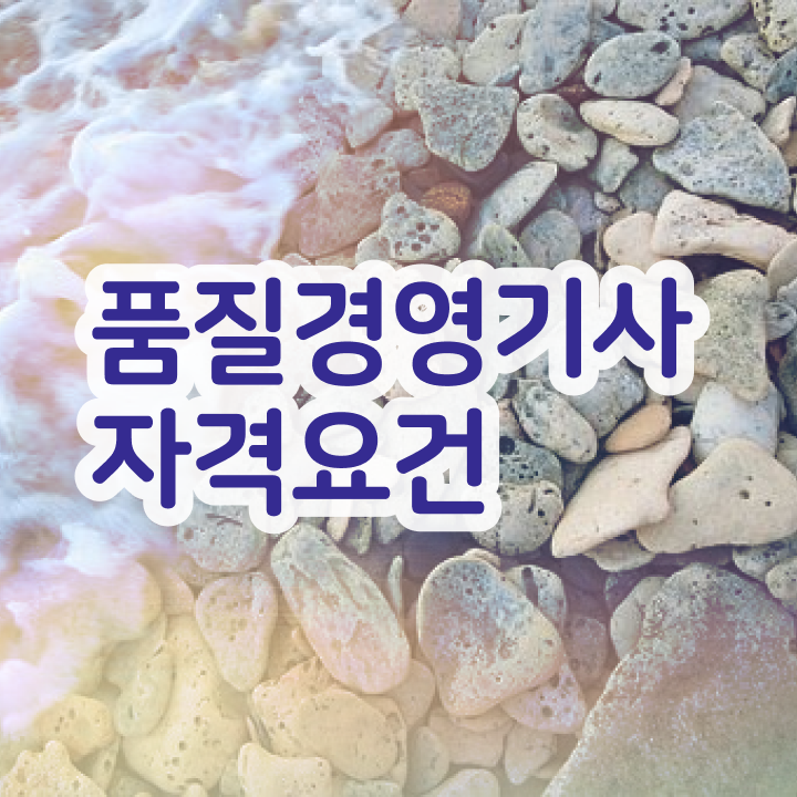  , 품질경영기사 시험응시자격 온라인 과정으로 편하게 끝낸 전략