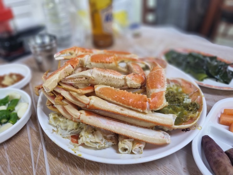  [포항대게맛집] 가성비 좋은 죽도시장대게맛집 한신수산에서 박달대게 맛보기.