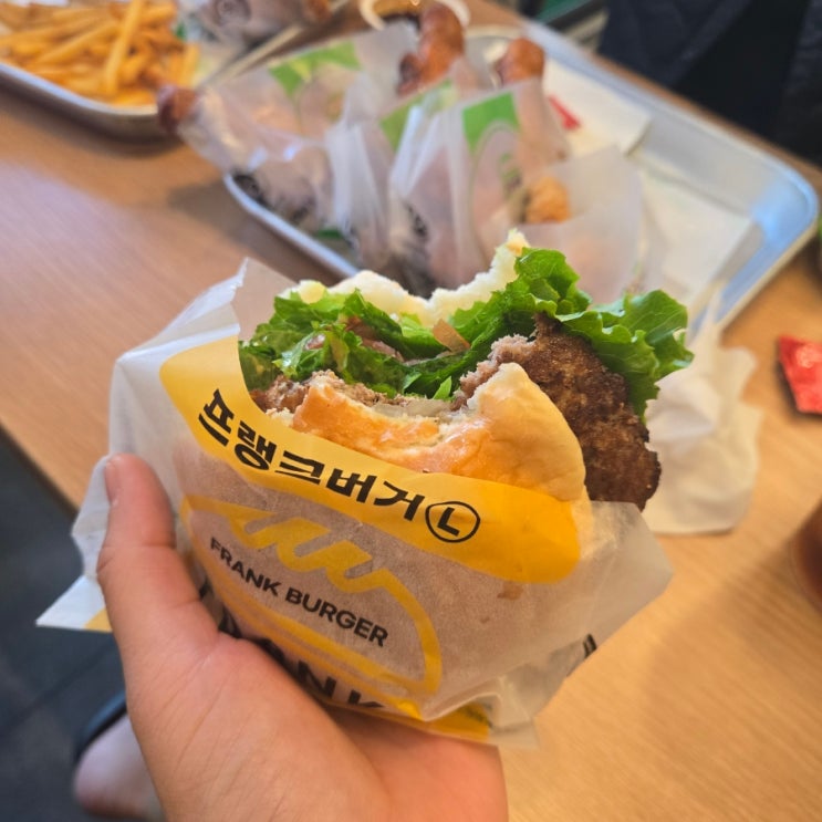  프랭크버거 평택송탄점 수제버거 맛집 메뉴추천 이벤트정보