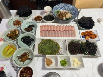 해남땅끝마을맛집 :: 관광객이 인정한 전남해남맛집 바다동산 삼치회코스 후기