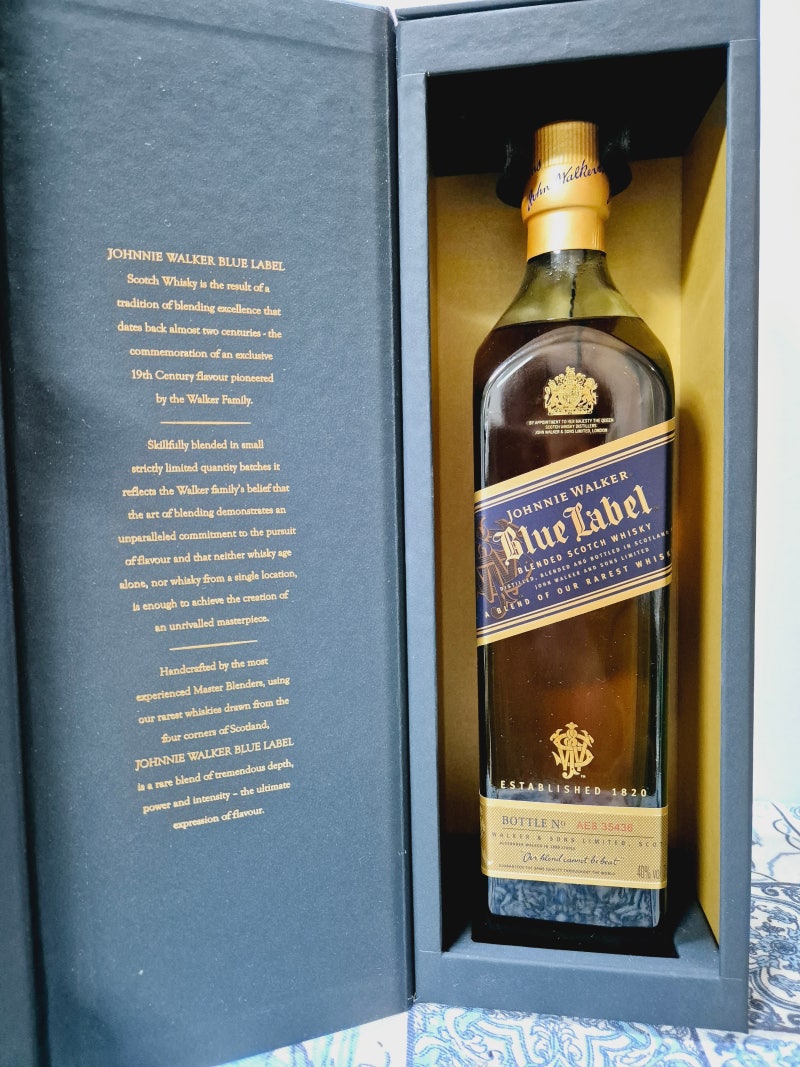 조니워커 블루라벨 750ml, 1리터 가격(면세점, 일본, 대만,마트) : 네이버 블로그