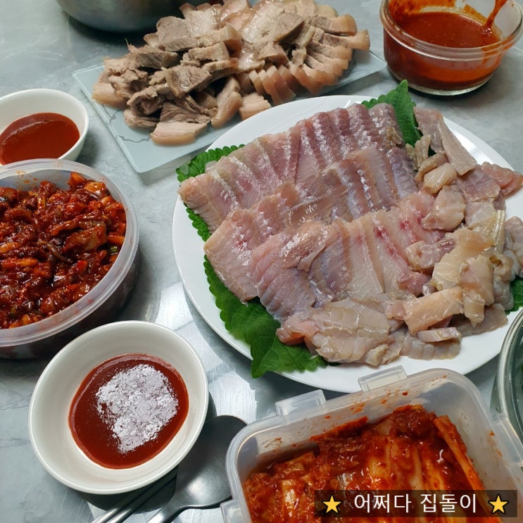  흥산홍어마을 국내산홍어로 홍어 맛들려버렸네요